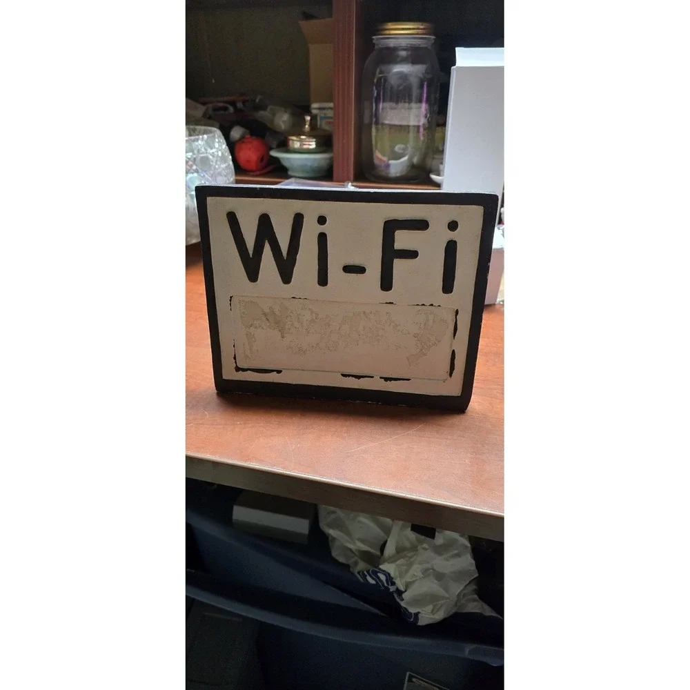 WiFi Password Sign Heavy Duty